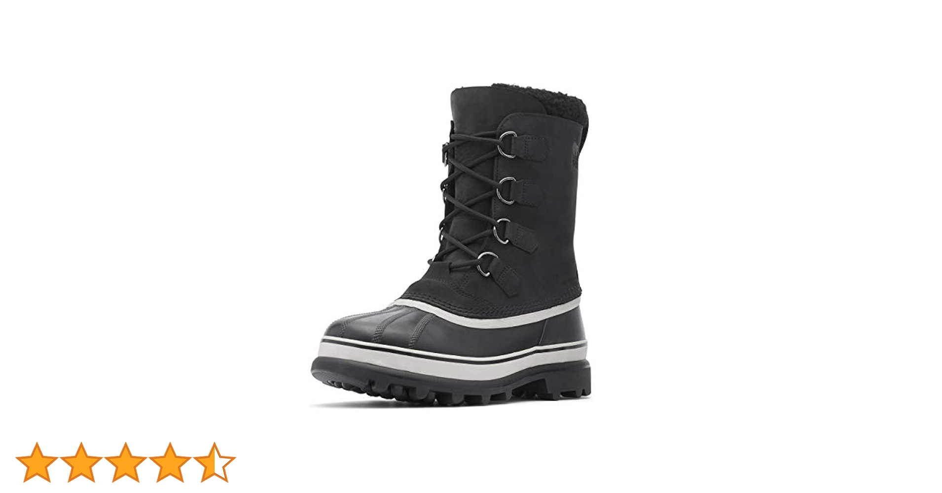 SOREL 防水ウィンターブーツ 男性用 ブラック Amazon | SOREL (ソレル) - メンズ カリブー 防水 ブーツ 冬用